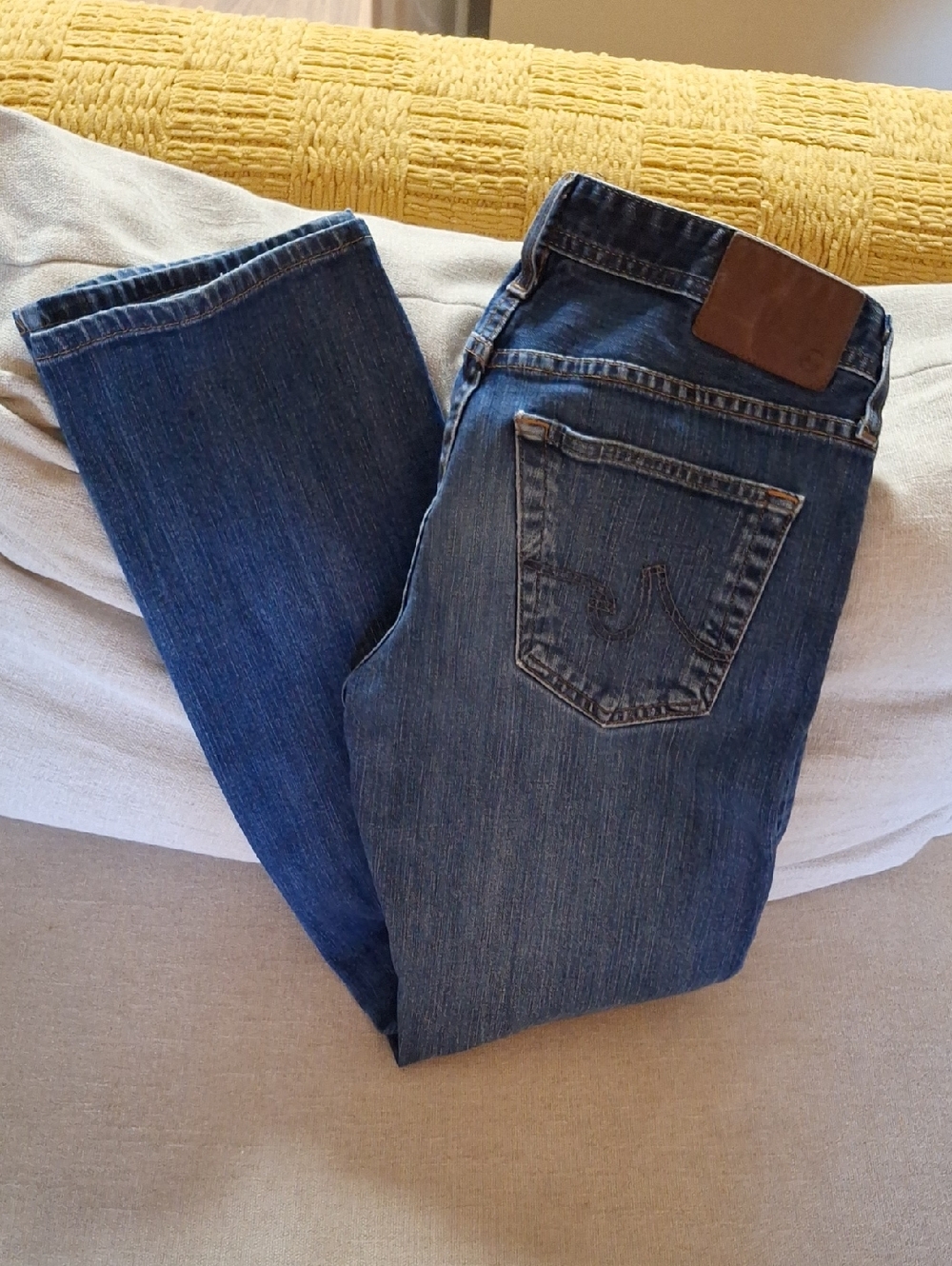 Classic Dark Wash Straight Jeans